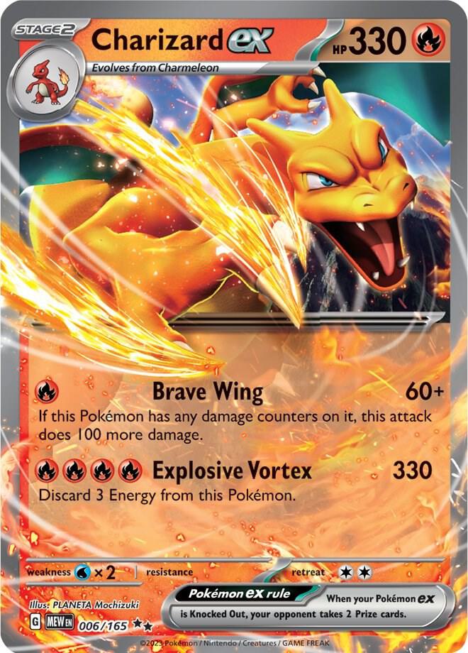 Charizard ex 006/165 — Pokémon TCG: Scarlet & Violet — Pokémon 151
