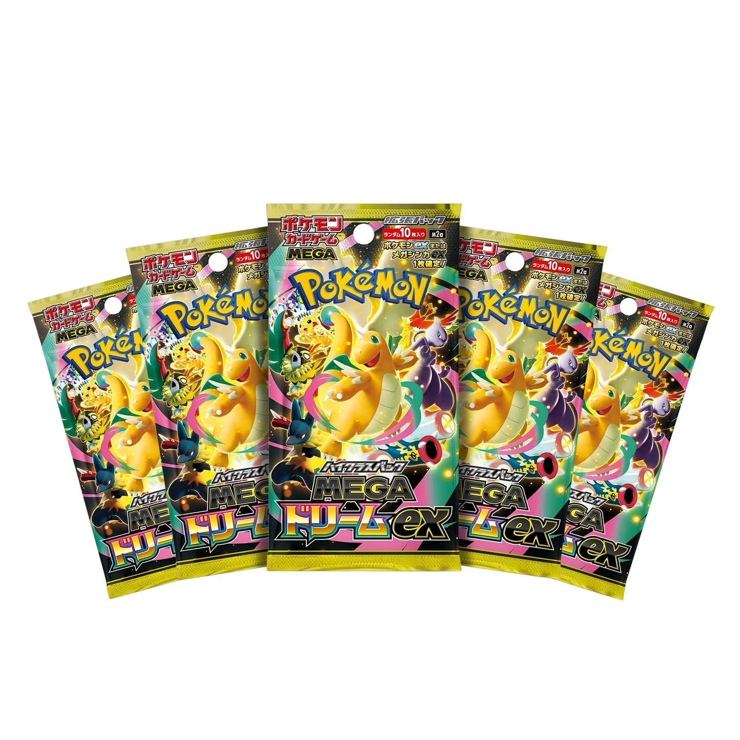 Mega Dream Ex Japanese booster pack x5