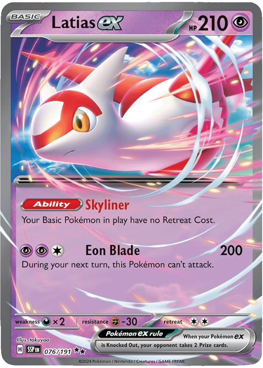 Latias Ex 076/191 Surging Sparks
