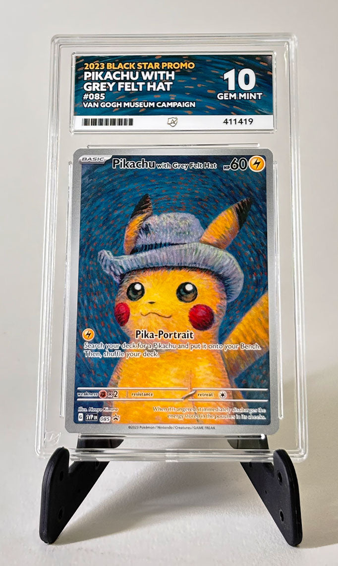Pikachu With Grey Felt Hat - Van Gogh Museum Campaign - ACE 10