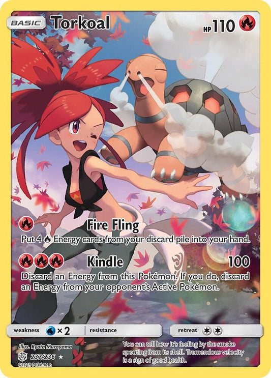 Torkoal 237/236 — Pokémon TCG: Sun & Moon — Cosmic Eclipse