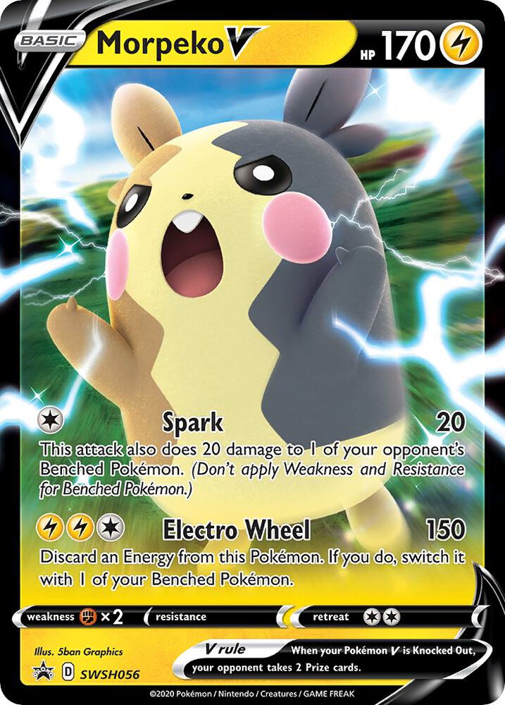 Morpeko V SWSH056 — Pokémon TCG: Sword & Shield — Black Star Promos