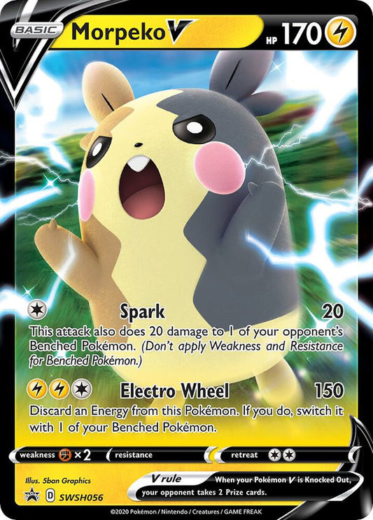 Morpeko V SWSH056 — Pokémon TCG: Sword & Shield — Black Star Promos