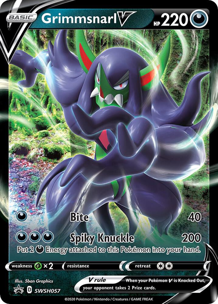 Grimmsnarl V SWSH057 — Pokémon TCG: Sword & Shield — Black Star Promos