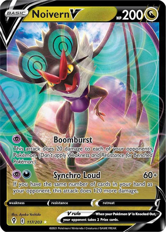 Noivern V 117/203 — Pokémon TCG: Sword & Shield — Evolving Skies