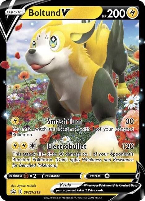 Boltund V SWSH219 — Pokémon TCG: Sword & Shield — Black Star Promos