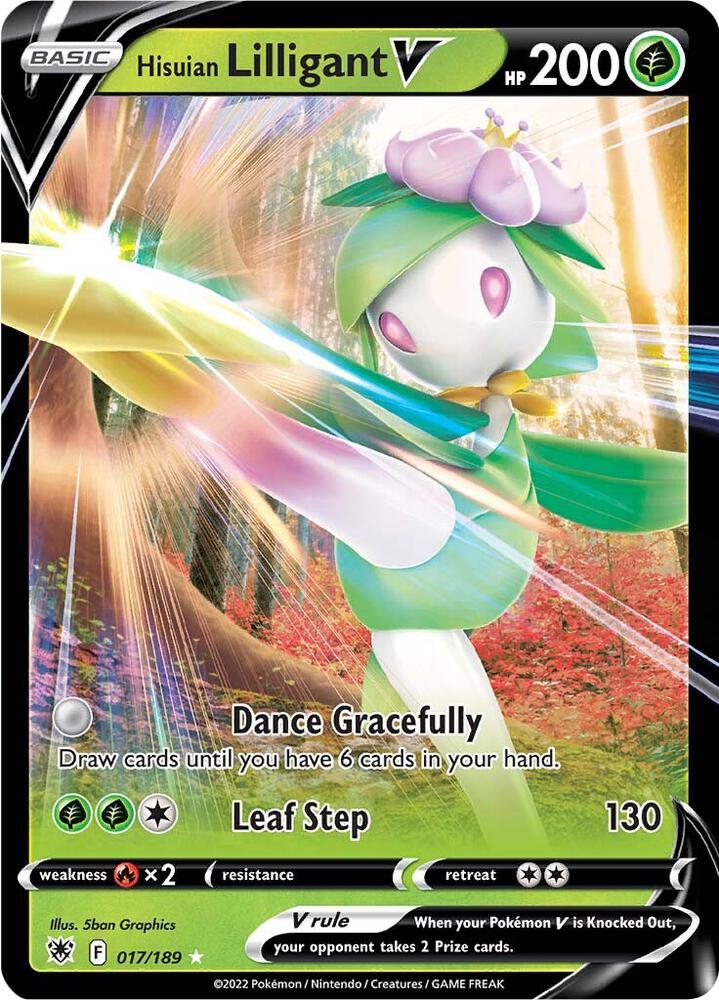Hisuian Lilligant V - 017 SWSH10: Astral Radiance (SWSH10)