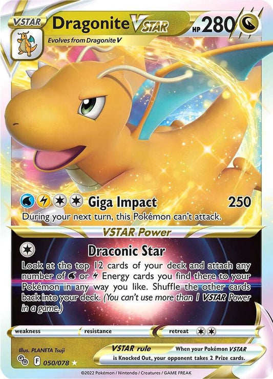Dragonite VSTAR 050/078 — Pokémon TCG: Pokémon GO
