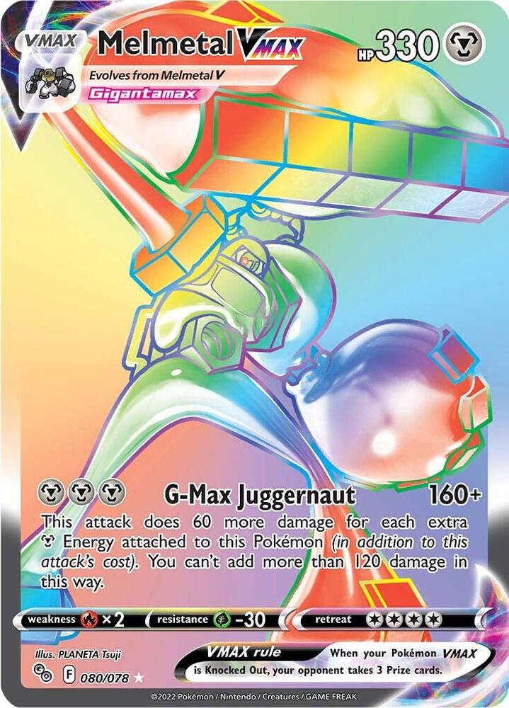 Melmetal VMAX 080/078 — Pokémon TCG: Pokémon GO
