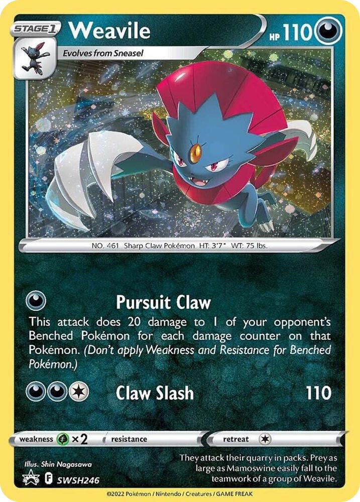 Weavile - SWSH246 (Cosmos Holo) - SWSH: Sword & Shield Promo Cards (SWSD)