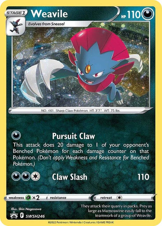 Weavile - SWSH246 (Cosmos Holo) - SWSH: Sword & Shield Promo Cards (SWSD)