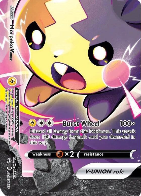 Morpeko V-UNION SWSH287/SWSH288/SWSH289/SWSH290 — Pokémon TCG: Sword & Shield — Black Star Promos