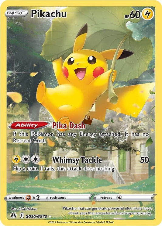 Pikachu GG30/GG70 — Pokémon TCG: Crown Zenith