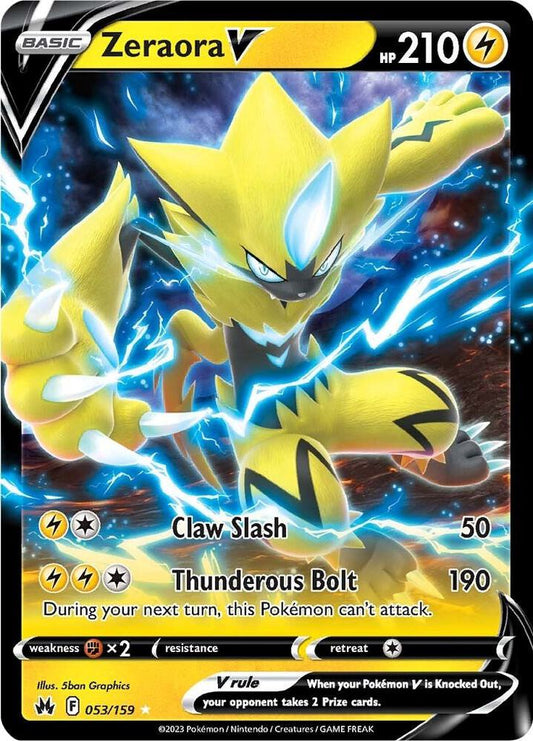 Zeraora 053/159 — Pokémon TCG: Sword & Shield — Crown Zenith
