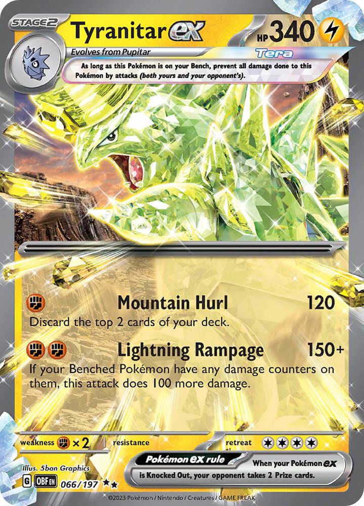 Tyranitar ex - SV03: Obsidian Flames (OBF)