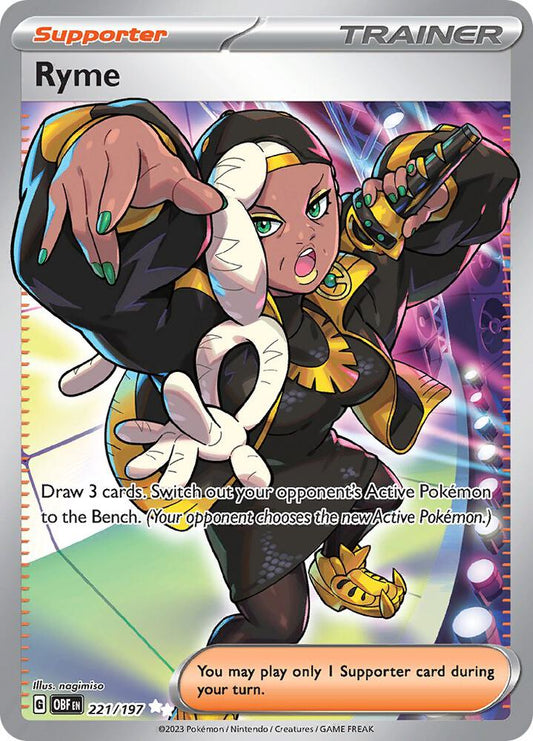 Ryme 221/197 — Pokémon TCG: Scarlet & Violet — Obsidian Flames