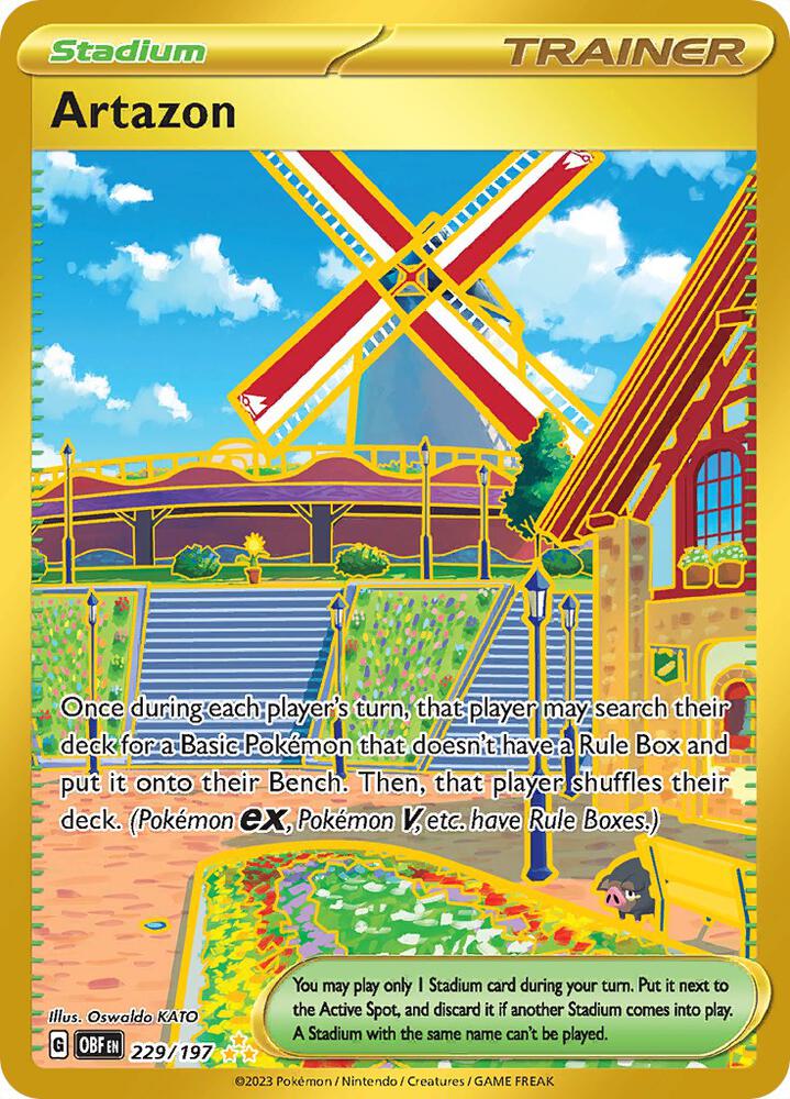Artazon 229/197 — Pokémon TCG: Scarlet & Violet — Obsidian Flames