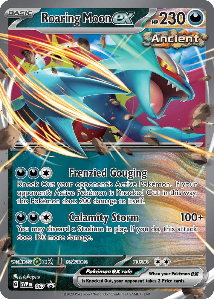 Roaring Moon ex SVP067 — Pokémon TCG: Scarlet & Violet — Black Star Promos