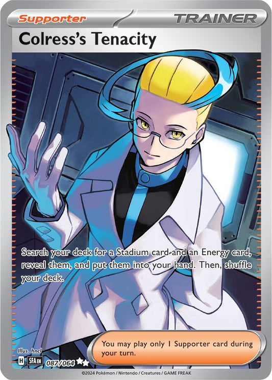 Colress's Tenacity 087/064 — Pokémon TCG: Scarlet & Violet — Shrouded Fable