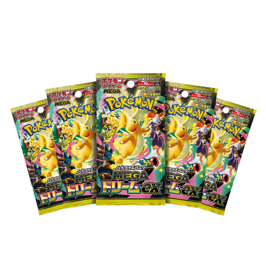 Mega Dream Ex Japanese booster pack x5
