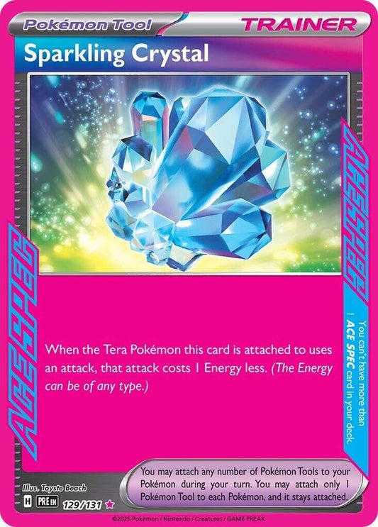 Sparkling Crystal 129/131 — Pokémon TCG: Scarlet & Violet — Prismatic Evolutions