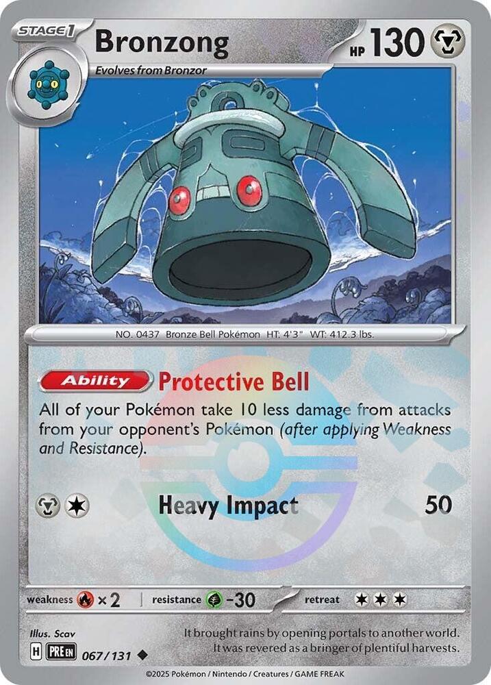 Bronzong 067/131 — Pokémon TCG: Scarlet & Violet — Prismatic Evolutions