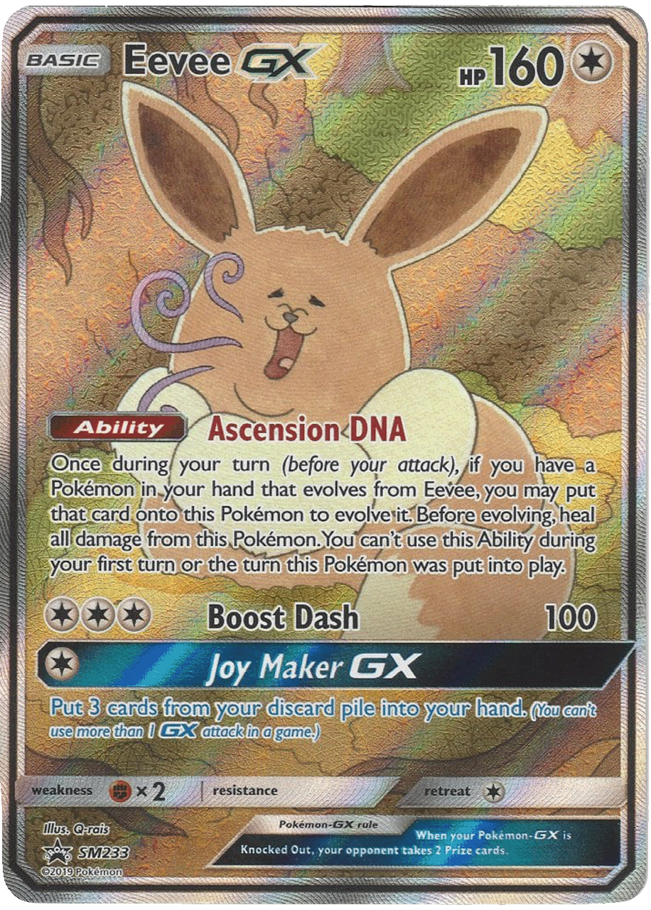 Eevee GX SM233 Sun and Moon Promo
