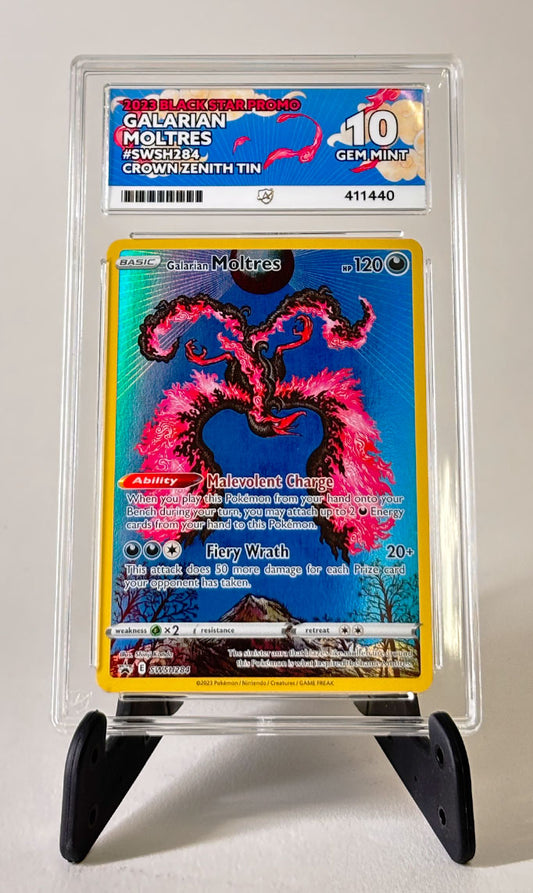 Galarian Moltres #SWSH284 - 2023 Black Star Promo - ACE 10
