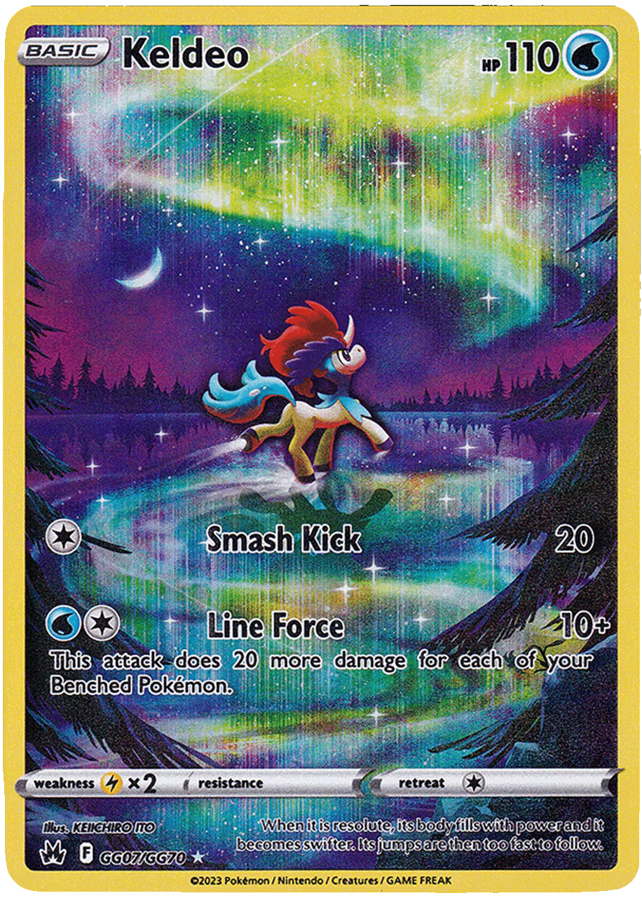 Keldeo GG07/GG70 Crown Zenith