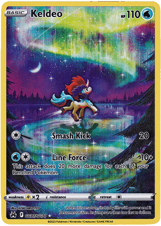 Keldeo GG07/GG70 Crown Zenith