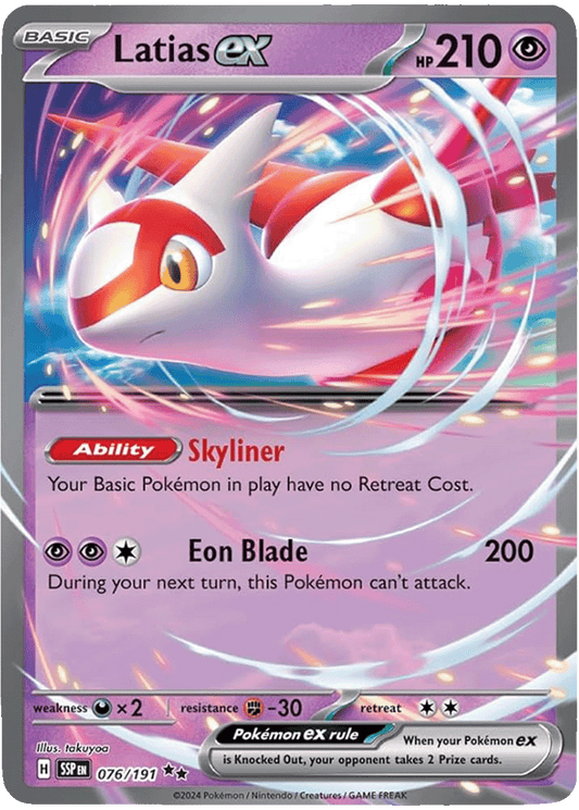 Latias Ex 076/191 Surging Sparks