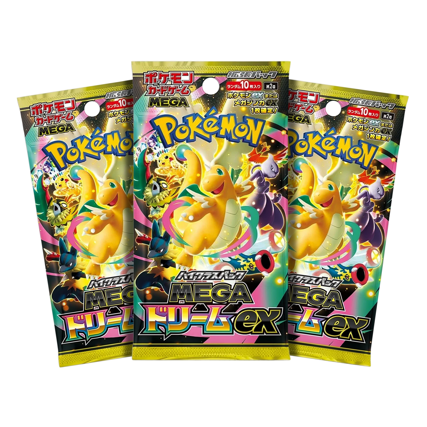Mega Dream Ex Japanese booster pack x3